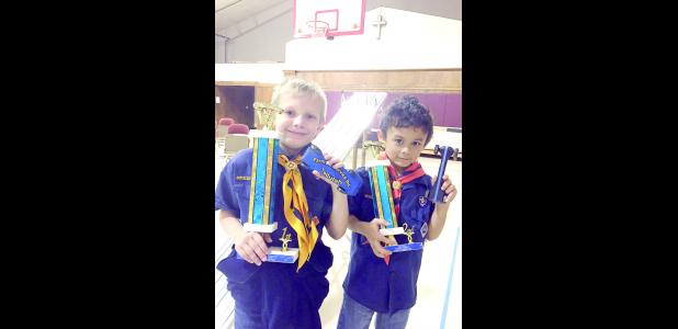 Delhi Cub Scout Pack 227 members Bennett Johnston took first place and Colt Sykes took second place in the Louisiana Purchase Council 2015 Pioneer District Pinewood Derby March 28 at the First United Methodist Church in West Monroe. Both boys will compete April 11 at the Louisiana Purchase Council race at Pecanland Mall. Dillion Davis of Delhi was also a top 20 finisher. The Pioneer District serves six parishes with about 450 Cub Scouts.